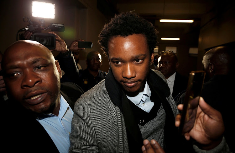 Duduzane Zuma, the son of scandal-plagued former South African president Jacob Zuma, arrives at court in Johannesburg, July 9 2018. Picture: REUTERS