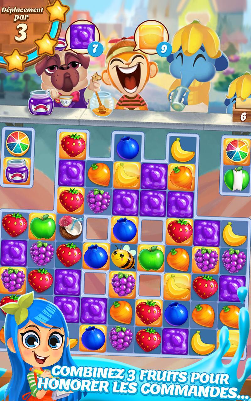 Android application Juice Jam - Match 3 Games screenshort