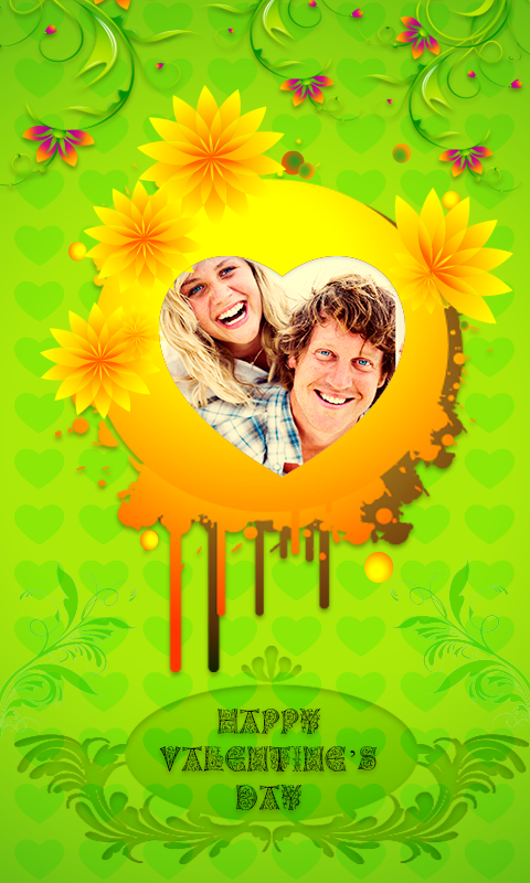 Android application Happy Valentine Photo Frames screenshort