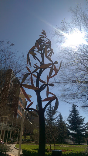 Metal Tree Sculpture