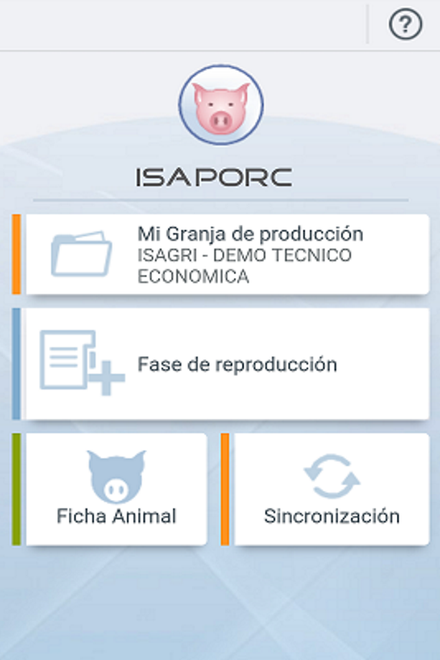 Android application Swine Herd Management screenshort