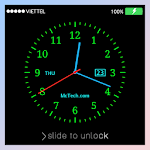 Live Clock Lock screen Apk