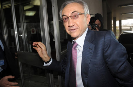 Serbia's tycoon Miroslav Miskovic arrives at the Interior Ministry in Belgrade on December 3, 2012. File photo.