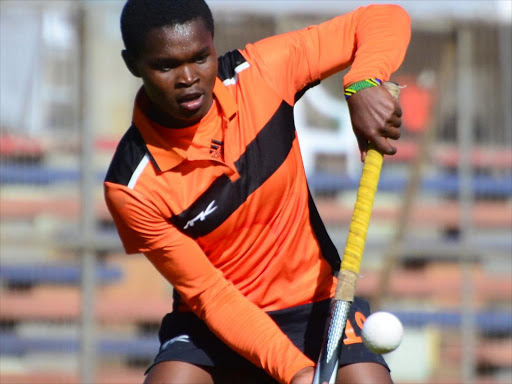 Maureen Okumu of Telkom Orange in action during the ongoing Africa Cup of Club Championship at Nairobi City Park Stadium /FILE