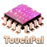 Luminous pink TouchPal Apk