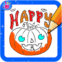 ダウンロード Happy Halloween Coloring Book Drawing Gam をインストールする 最新 APK ダウンローダ