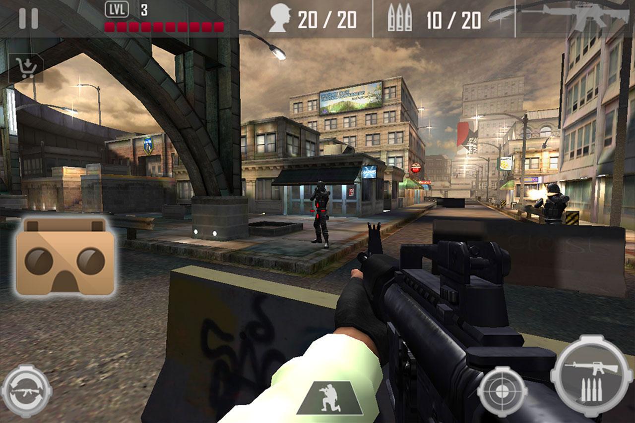 Android application VR Urban Commando Shooting Pro screenshort