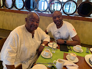 COPE leader Mosiuoa Lekota (left) and the leader of the DA, Mmusi Maimane, met over coffee recently to discuss the current political landscape and coalition agreements.