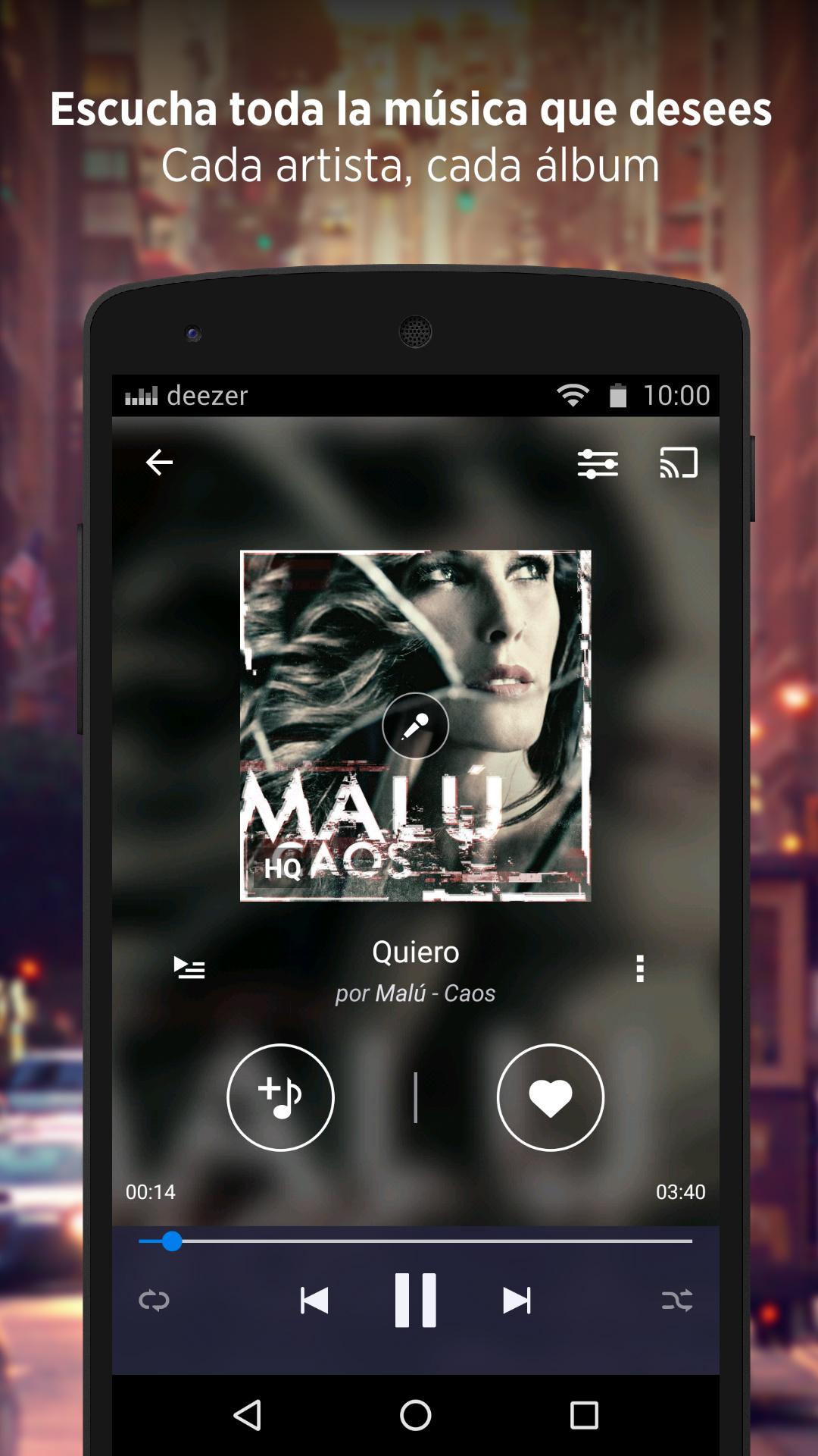Android application Deezer: Music & Podcast Player screenshort