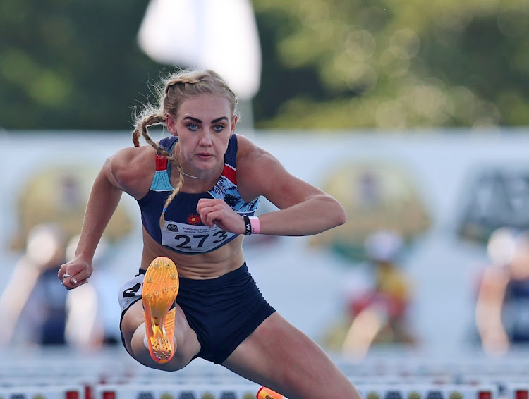 Marioné Fourie in action at the SA championships in Pietermaritzburg, April 21 2024. Picture: MUZI NTOMBELA/BACKPAGEPIX