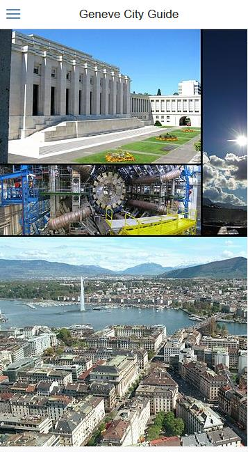 Android application Geneve City Guide screenshort