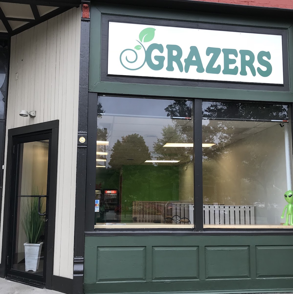 GRAZERS newest location at 123 N Water St. in Kent, Ohio. Easy to find. Free parking right behind the building!