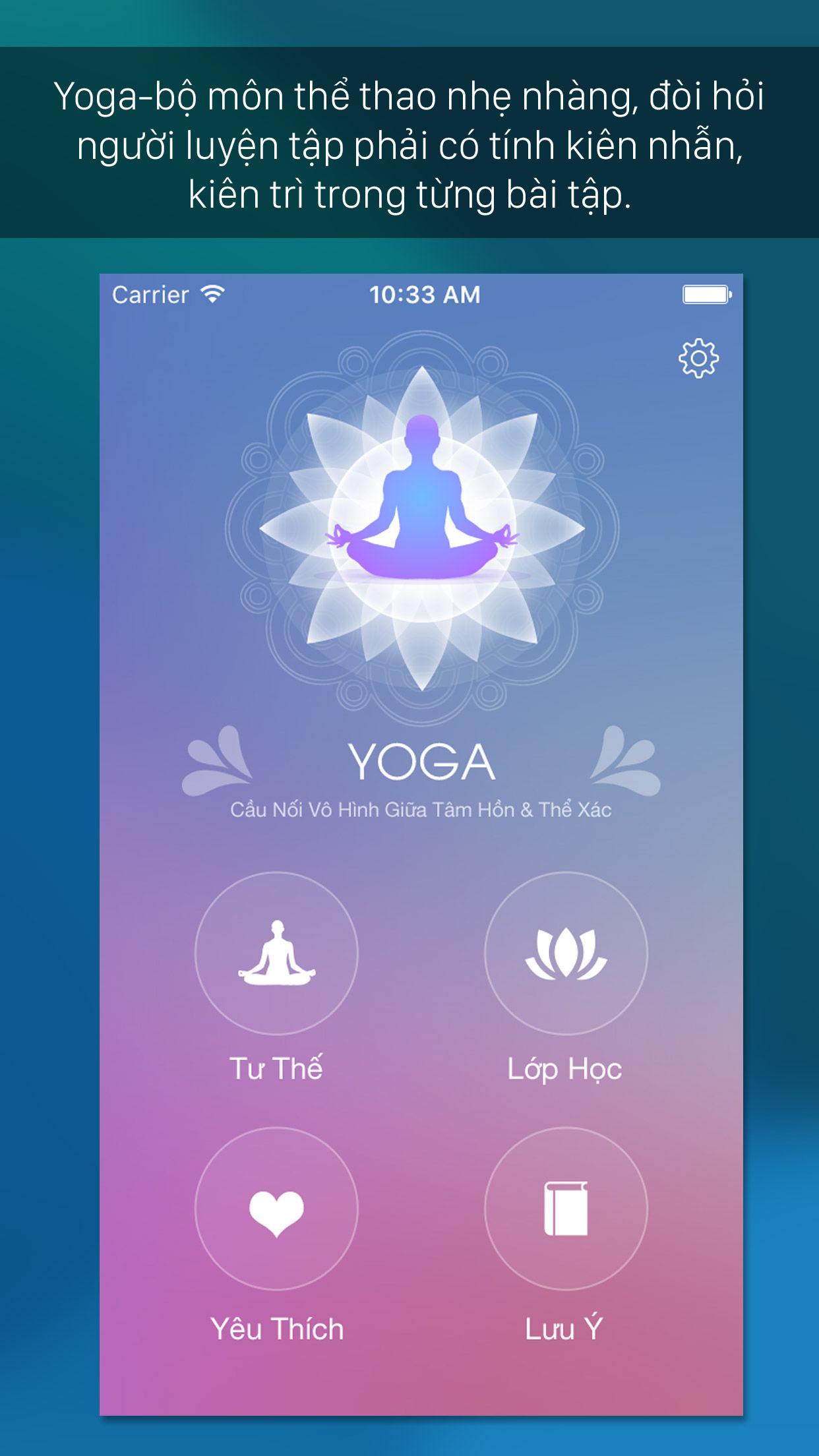 Android application Yoga - Tong hop cac tu the screenshort