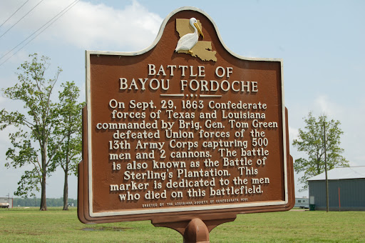  On Sept. 29, 1863 Confederate forces of Texas and Louisiana commanded by Brig. Gen. Tom Green defeated Union forces of the 13th Army Corps capturing 500 men and 2 cannons. The battle is also...