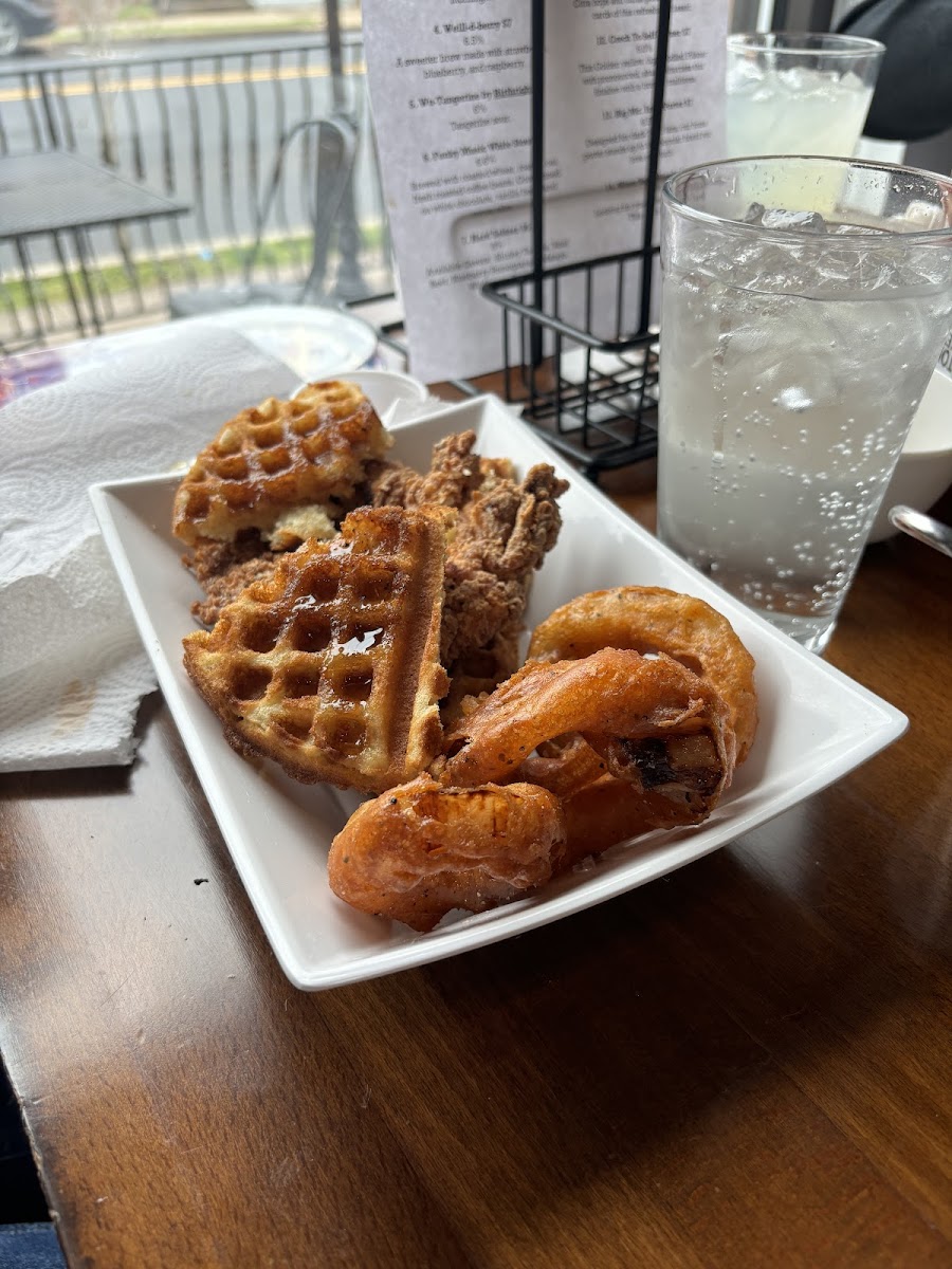 GF Chicken and waffles