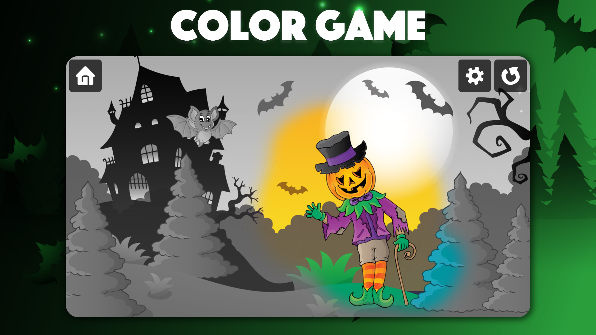 Android application Halloween & Monster games screenshort