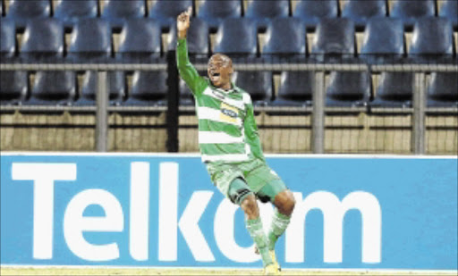 MISSING IN ACTION: Joel Mogorosi of Celtic was refused permission to play for Botswana on Saturday Photo: Steve Haag/Gallo Images