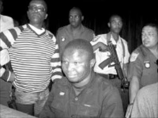 ACCUSED: Skhosiphi Gwala appeared in court for the murder of deputy mayor Thandi Mtsweni. 31/08/07. © Sowetan.