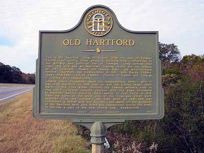 This is old Hartford, from 1809 until 1836 the seat of Pulaski County, and during those years a thriving city, influential in the military and political life of Georgia. Long before that time, the...