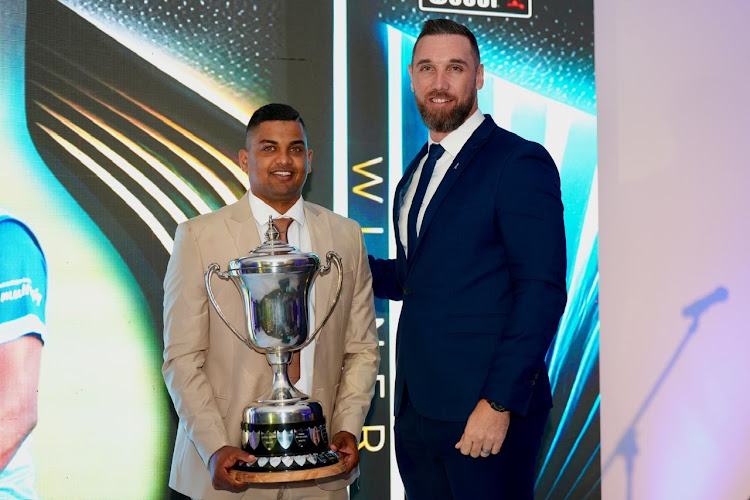 Rivaldo Moonsamy was named the Men's Player of the Year at the Titans Awards ceremony on Friday.