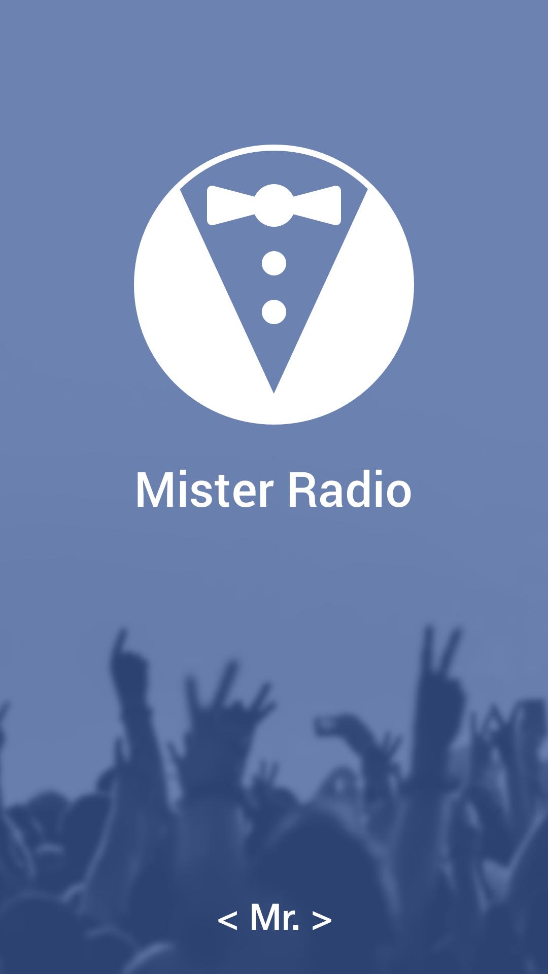 Android application Mr. (music radio) screenshort