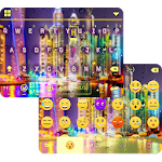 Dubai Night Emoji iKeyboard Apk