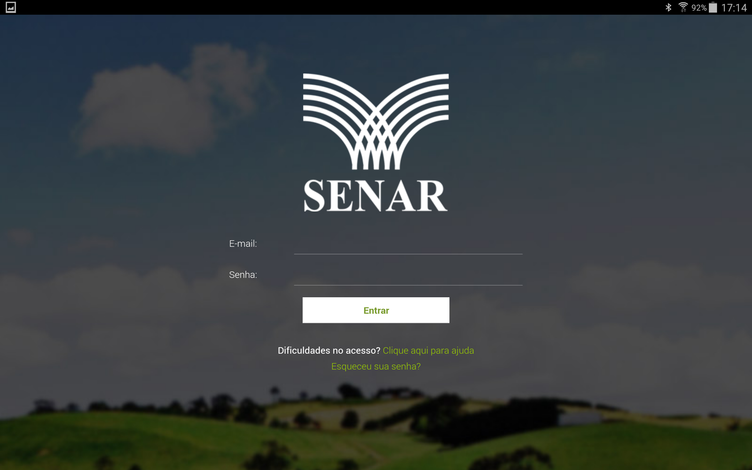 Android application SENAR ATeG screenshort