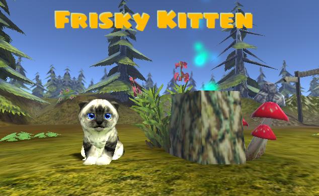 Android application Frisky kitten screenshort