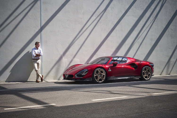 The Alfa Romeo 33 Stradale.