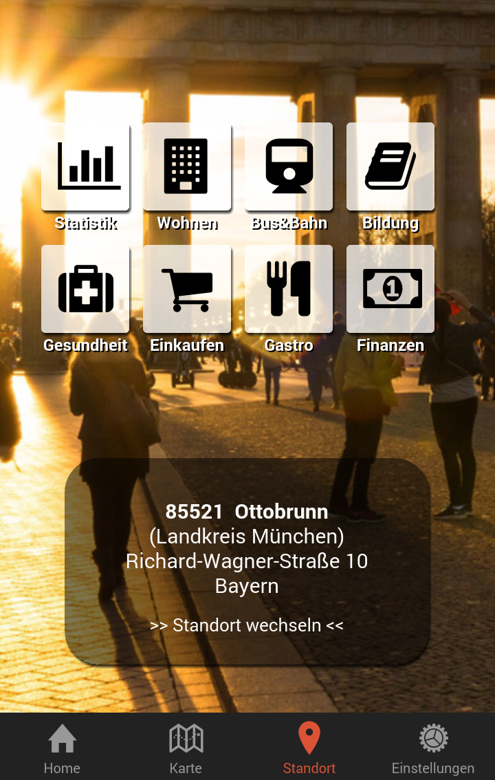 Android application CityCheck screenshort