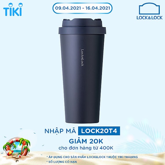 Bình Giữ Nhiệt Lock&Lock Energetic One-Touch Tumbler LHC3249 - 550ML