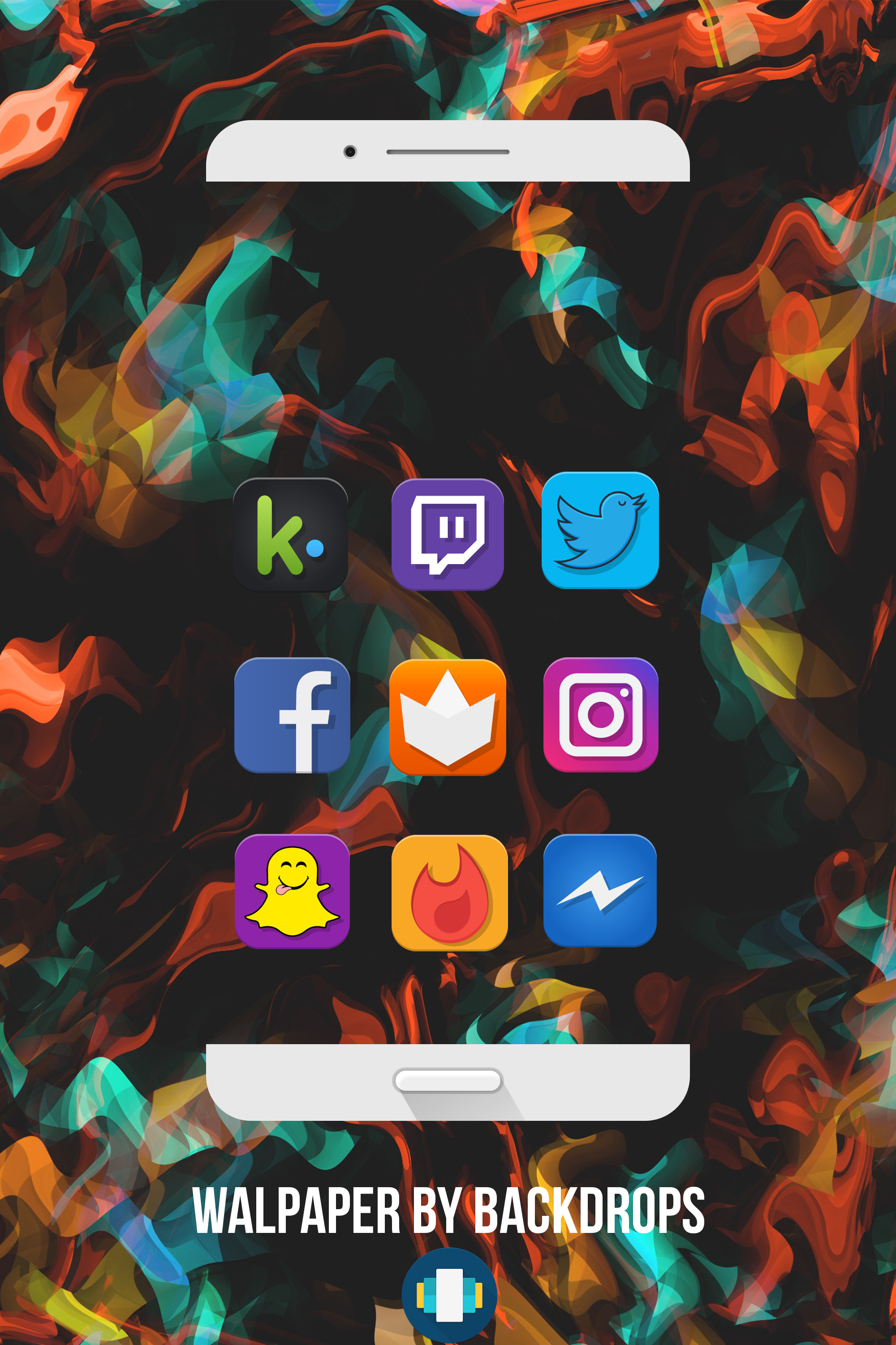 Android application DmonD Icon Pack  screenshort