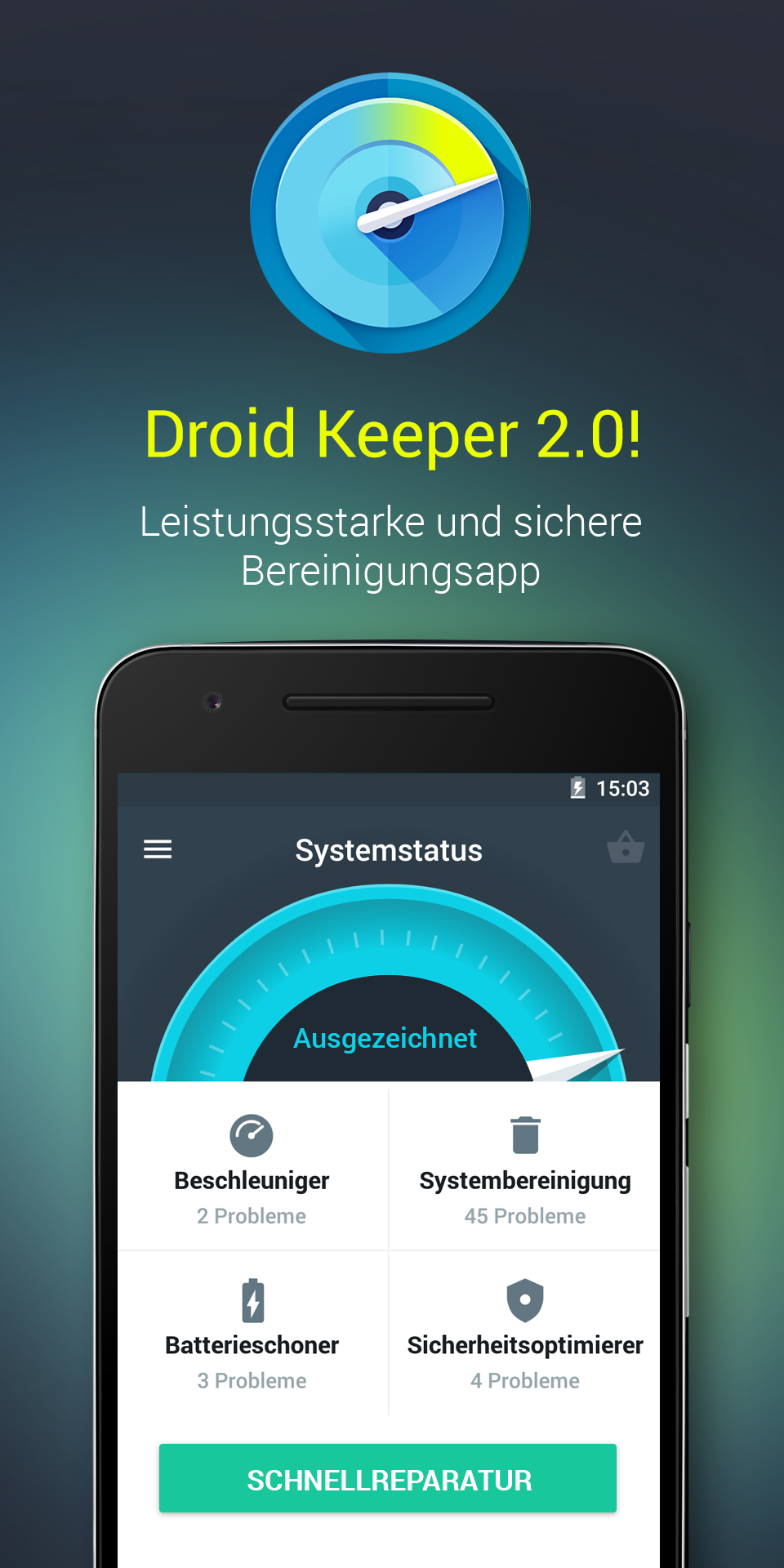 Android application Droid Keeper 2.0 screenshort