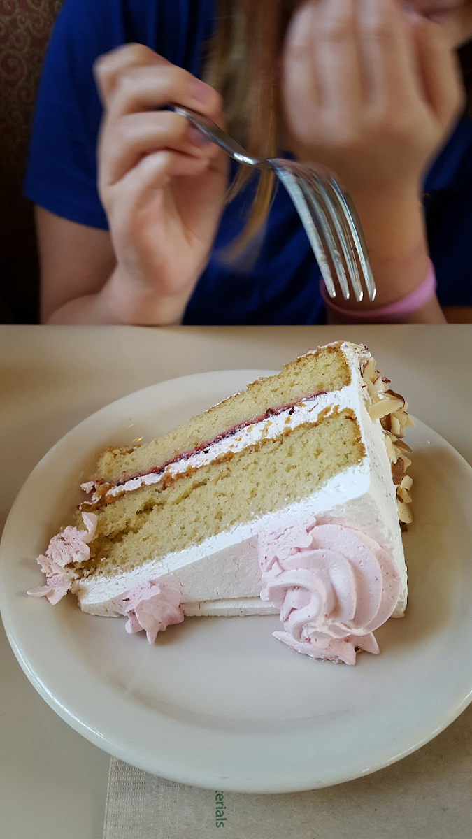 Gluten free cake, my daughter was in heaven