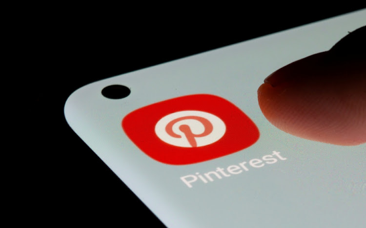 The Pinterest app on a smartphone. Picture: DADO RUVIC/REUTERS