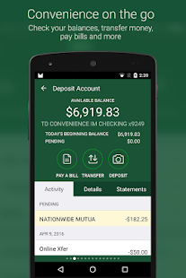 TD Bank (US) screenshot for Android