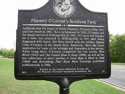 Andalusia was the home of writer Flannery O´Connor from 1951 until her death in 1964. Born in Savannah in 1925, O´Connor and her family moved to Milledgeville in 1940. O´Connor left Georgia for a...