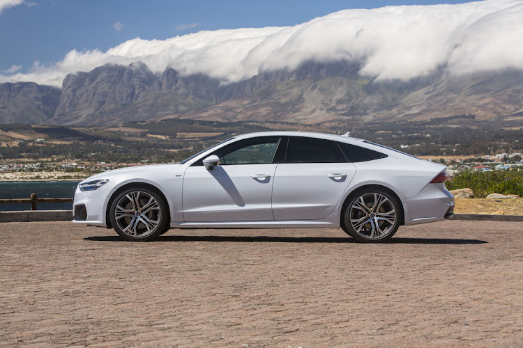 The new Audi A7 55 TFSI Sportback quattro S tronic is now available for sale in SA. Picture: SUPPLIED/AUDI