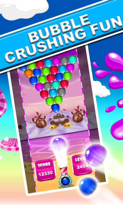 Android application Jelly Bubble Crush screenshort