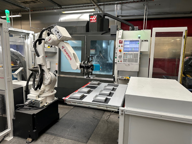 A robot machine is seen at Rolec Gehause-Systeme in Rinteln, Germany, October 6 2023. Picture: MATTHIAS ROSE/HANDOUT/REUTERS