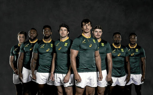 WEAR IT WITH PRIDE: The new Springbok jersey is the product of months of hard work at the Asics Institute of Sport Science in Kobe, Japan.