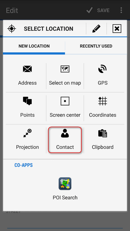 Locus Map - add-on Contacts — приложение на Android