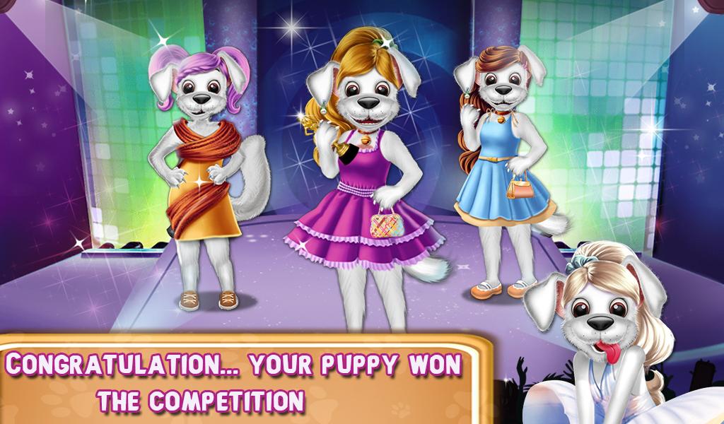 Android application Superstars Puppy Fashion Award screenshort