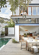 Bruno Bossi and Talyn Perdikis enjoy many a morning on the balcony that leads from the ensuite bedroom.