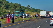 Paramedics had to respond to an accident scene involving three buses which were headed to the IFP rally in Durban. At least 36 people were injured in the crash.