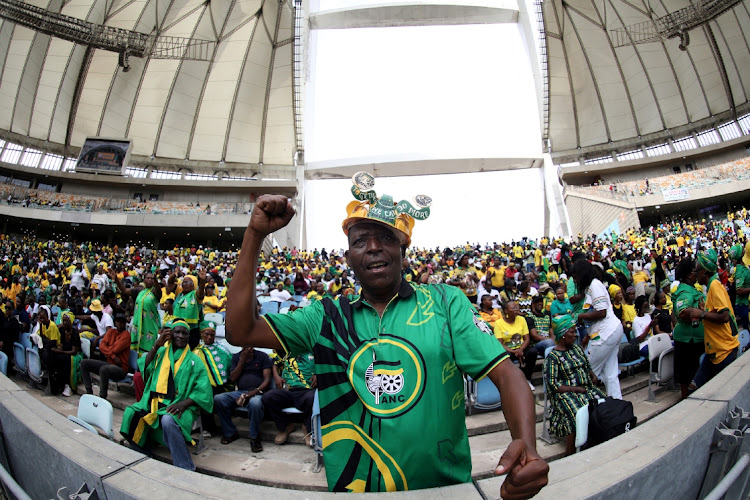 The ANC launches its manifesto at Moses Mabhida stadium in Durban ahead of the general elections this year. Photo: SANDILE NDLOVU