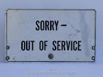 Signs - 3 X 5 Sorry Out Of Service