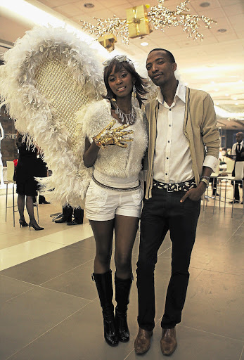 MY ANGEL: Nokwazi Zimo and designer Thula Sindi