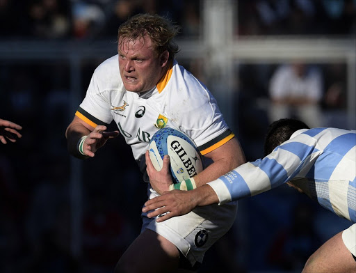 Springboks hooker Adriaan Strauss. Picture credits: AFP