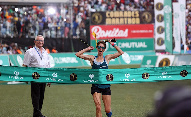 Comrades Marathon winner Ann Ashworth.